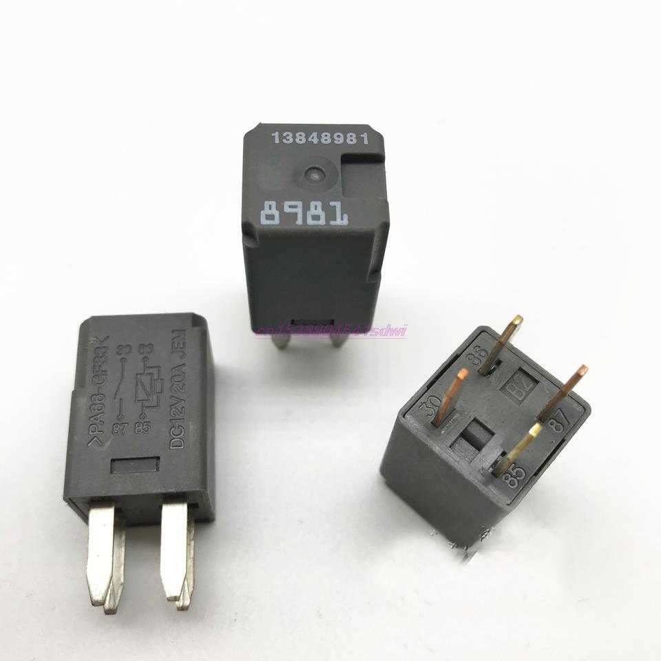 1pc for GM Car Relay Buick New Regal Lacross GL8 Luzun Chevrolet Cruze 13500128 9814 5pin 13848981 4pin Chipnet