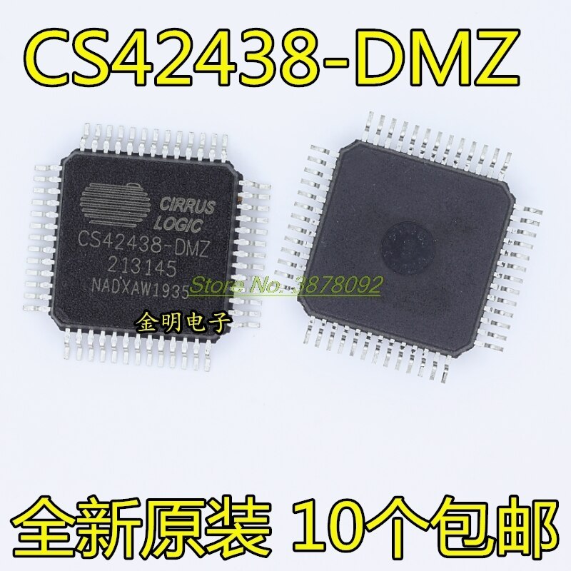 5pcs New CS42438-DMZ QFP car audio amplifier chip for Renault Buick For Audi CPU