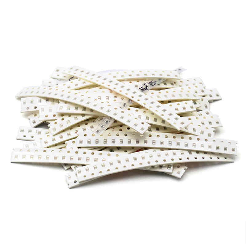 total 390pcs/lot 0805-100NF 2.2NF 1NF 1PF  capcatior 0805-10K 4K7 100K 6K8 31K6 470K 301R 61R9 150R resistor