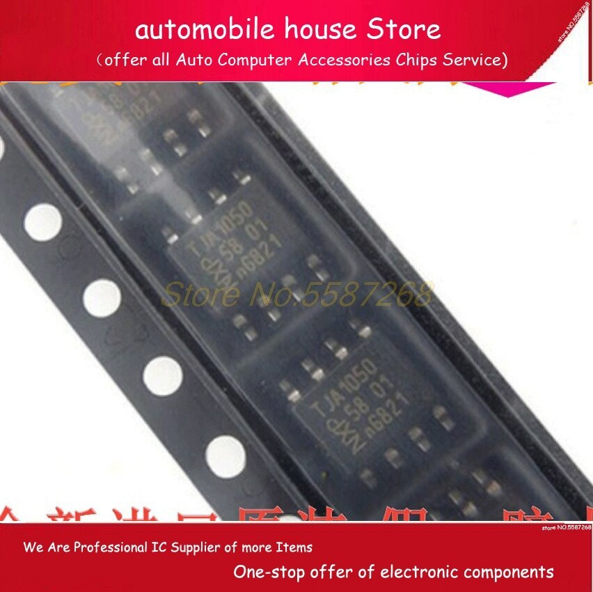 5Pcs New TJA1050 TJA1050T SOP8 For Mazda fan control chip CAN communication chip 