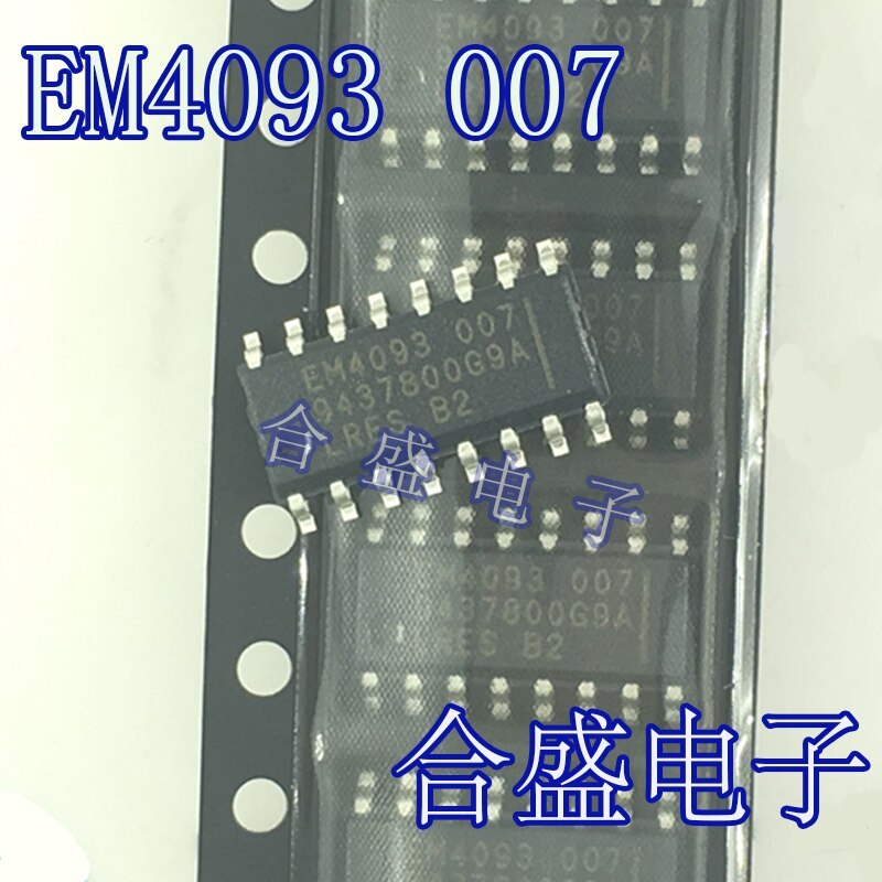 10PCS/lot EM4093 EM4093-007 EM4093 007 SOP-16 IC Chip New original