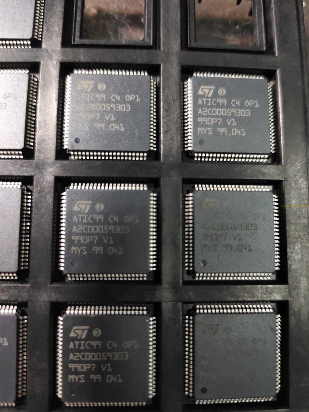 10PCS/Lot New ATIC99 C4 OP1 QFP80 A2C00059303 ATIC99C4 car computer board driver chips