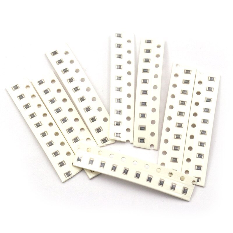 total 390pcs/lot 0805-100NF 2.2NF 1NF 1PF  capcatior 0805-10K 4K7 100K 6K8 31K6 470K 301R 61R9 150R resistor
