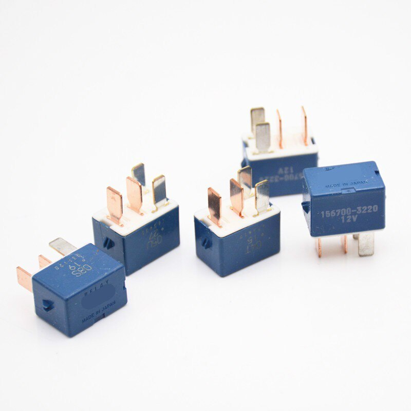 5pcs second hand genuine automotive car relay 90987-02027 for toyota 4pin DC 12V 156700-3220 for Suzuki Swift 2018