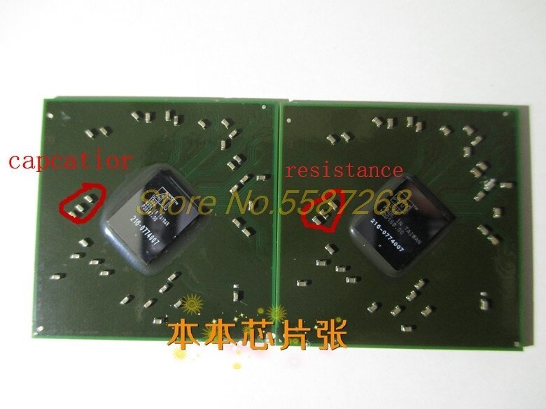 New 216-0774007 216 0774007 bga chip reball with balls IC chips with Capacitance BGA Chipest with resistance