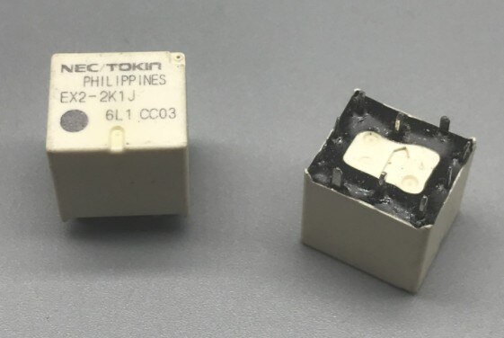 High Quality EX2-2K1J EX2-2K1J DIP-10 straight plug car relay brand new