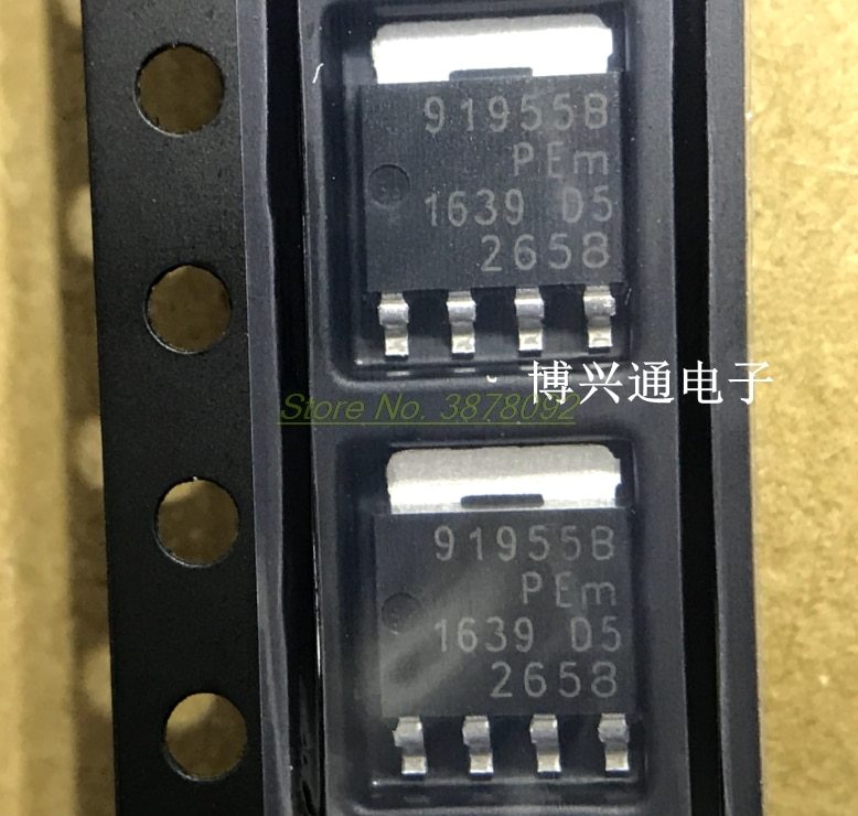10pcs/lot  91955B BUK9Y19-55B SOT669 SMD Automotive Power Chip IC 55V 46A Transistor