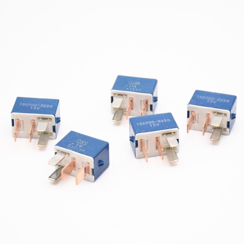 5pcs second hand genuine automotive car relay 90987-02027 for toyota 4pin DC 12V 156700-3220 for Suzuki Swift 2018