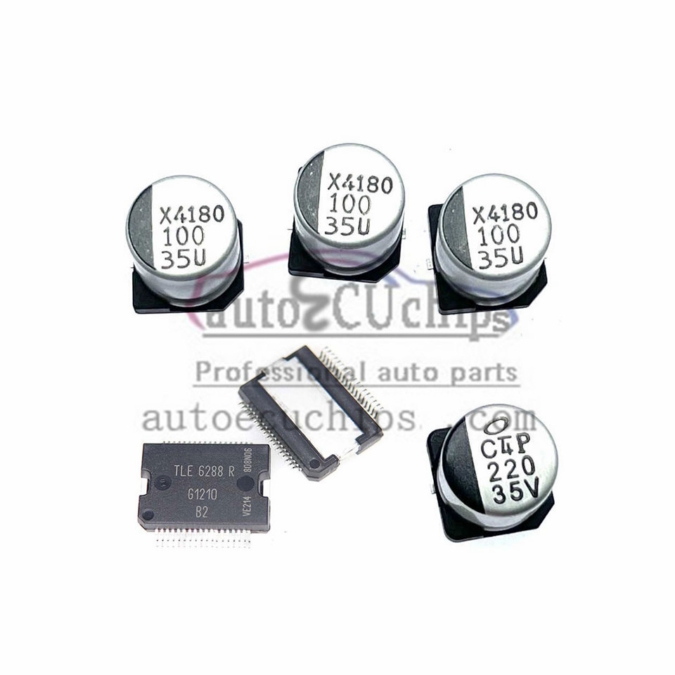 TLE6288R 100UF35V 220UF P0748 Repair Kit hyundai Engine Gearbox ECU Board Electronic Pressure Control Battery Calve Chip Driver