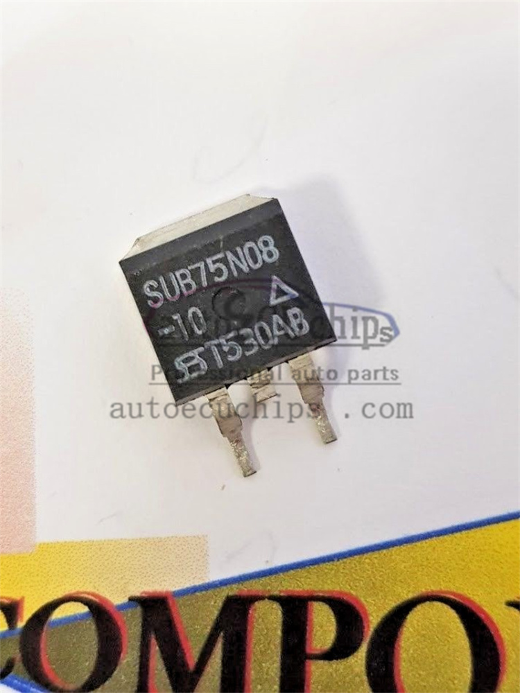 10pcs SUB75N08-10 TO263 20V 5A Electronic Control System Chip Repair BMW Mercedes-Benz VW Honda ICs
