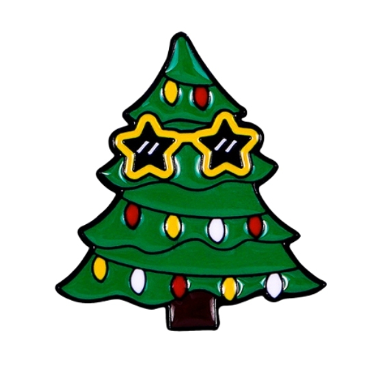 Cartoon Christmas Tree 11,PIN