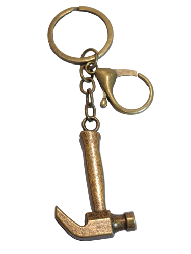 Vintage Color Hammer Keychain
