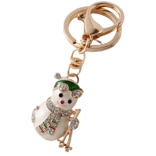 Christmas snowman key chain