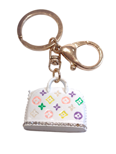 White Bag Keychain