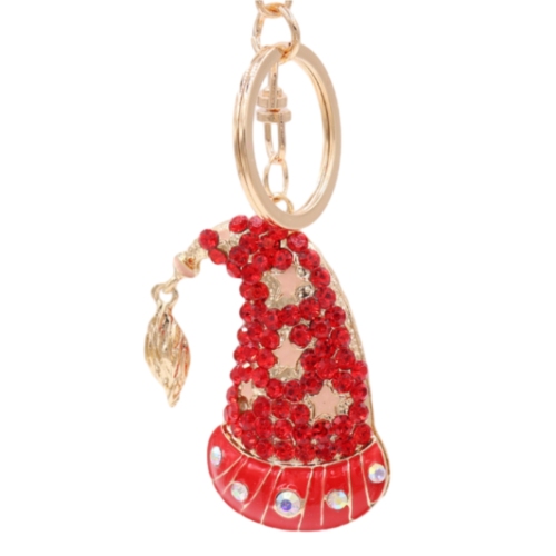 Santa Hat key chain