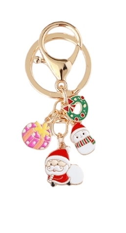 Christmas gift Santa Claus Snowman Christmas key chain