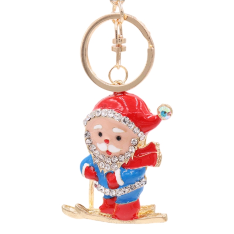 Santa key chain for skateboarding