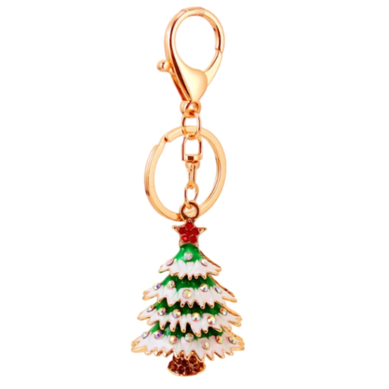 Christmas tree key chain