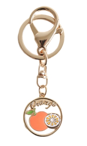 An orange key chain1