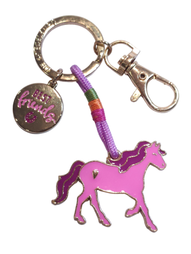 Purple Unicorn Keychain