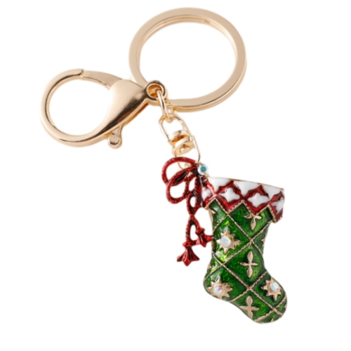 Christmas stocking key chain