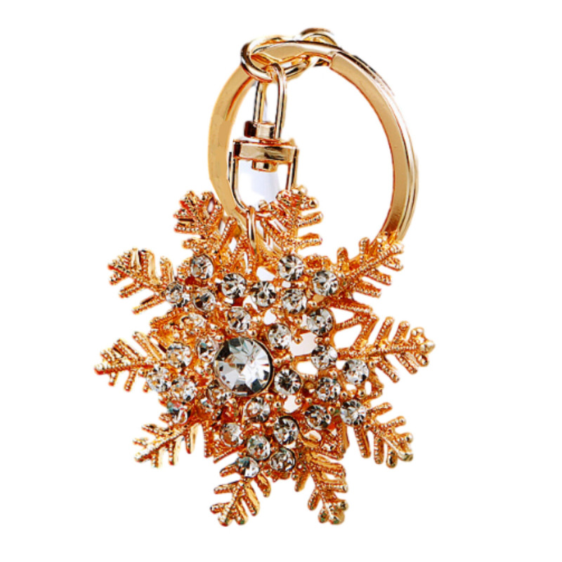 Christmas snowflake key chain