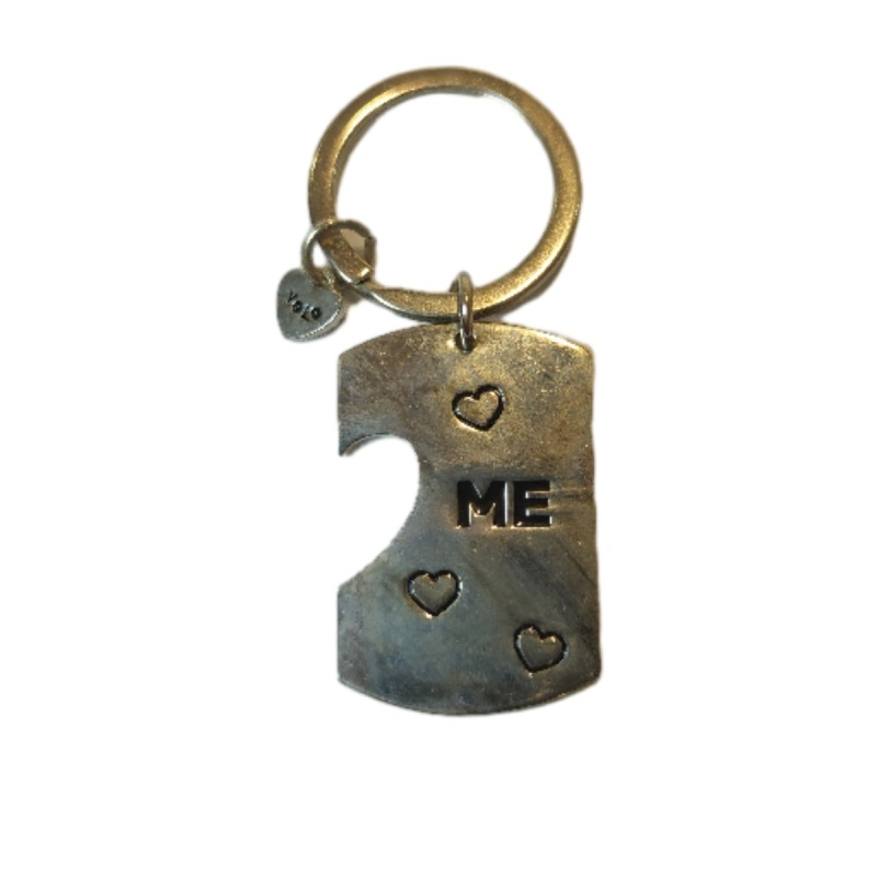 ME letter keychain
