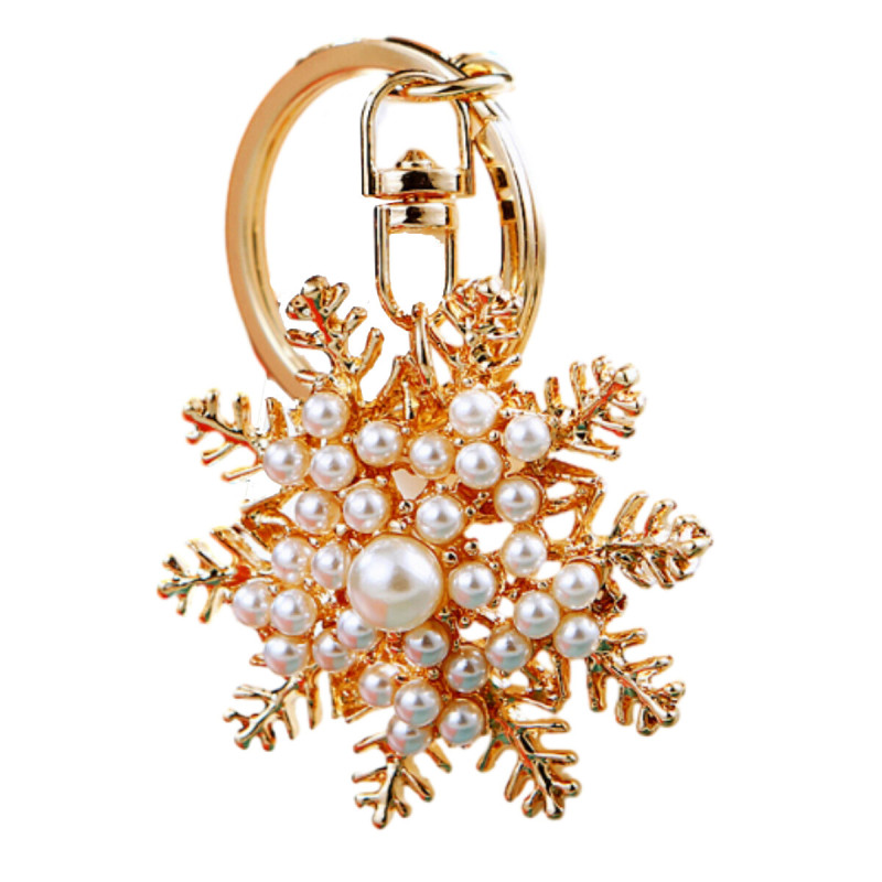 Christmas snow key chain
