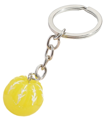 Yellow orange key chain
