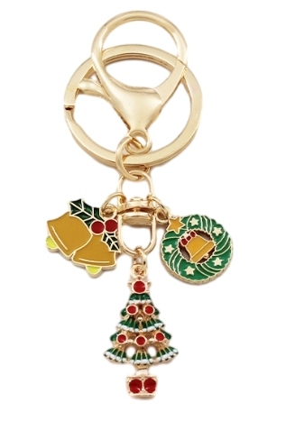 Christmas bell Christmas tree bell ring key chain