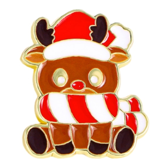 Cartoon Christmas Elk