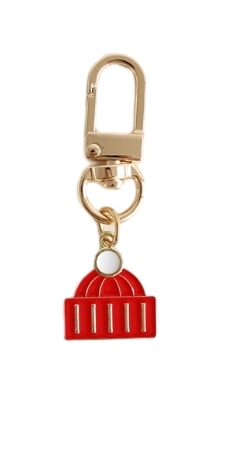 Christmas hat key chain