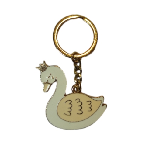 Swan keychain