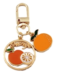 An orange key chain2