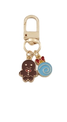 Christmas Moose cookie key chain