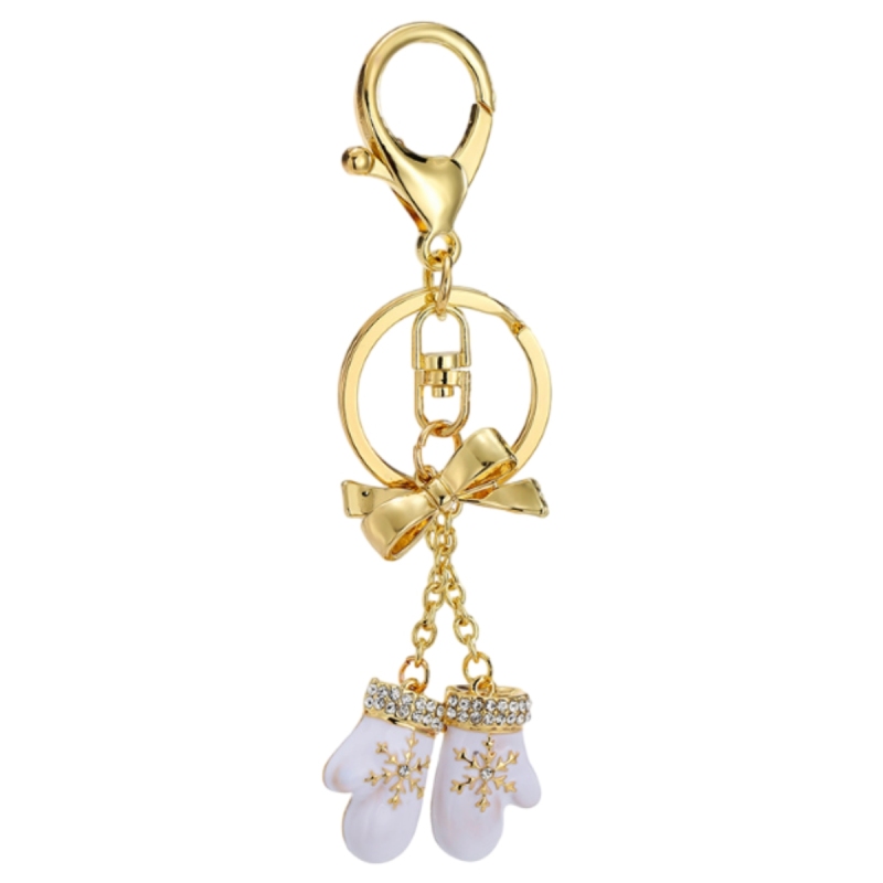 Christmas glove key chain