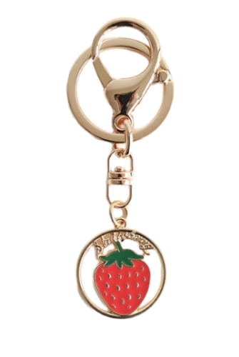 Strawberry keychain
