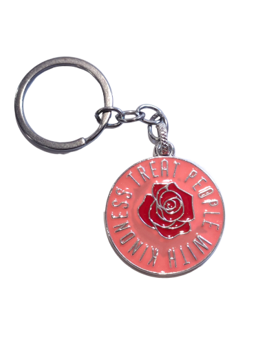 Rose Pattern Keychain