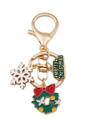 Snowman Christmas gift keychain1