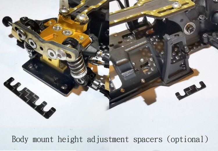 Atomic RC - DRZ 1/27 RWD Drift Car Kit (ROLLING CHASSIS) [ Mini-Z Size ]  DRZ-KIT