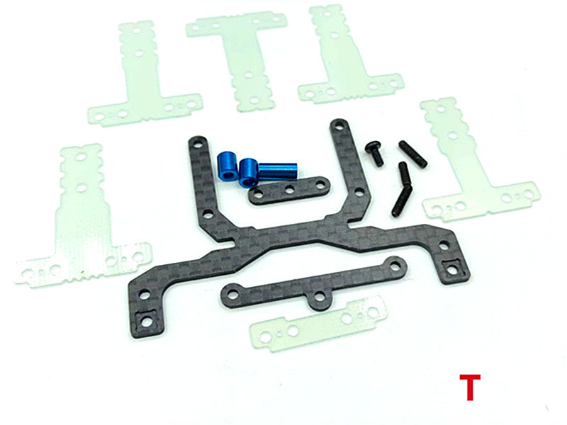 GT55racing PN 2.5/Kyosho chassis and GLR  Motor mount Carbon fiber connection accessories