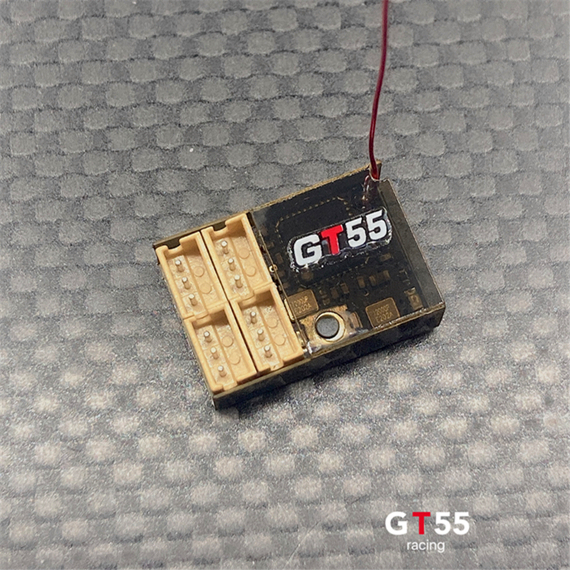 GT55racing KYOSHO ASF Compatibe 4 Channel Surface Receiver for Micro Racing RC Cars Model Mini-Z GTR-01
