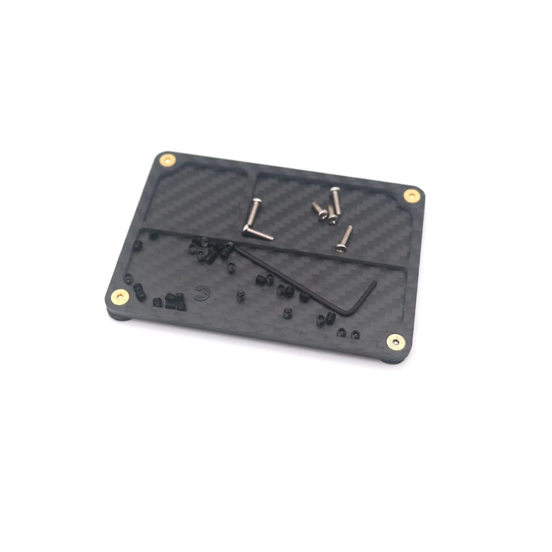GT55racing  Screws Parts Carbon Fiber Plate 10X7X1CM For RC Car
