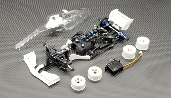 GLracing 1/28 GLF-1 RWD Chassis- (Without RX ESC) Model: GLF-1-001-NES