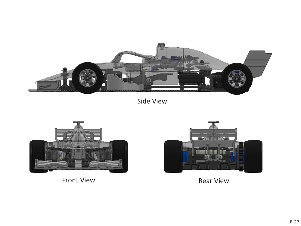 GLracing 1/28 GLF-1 RWD Chassis- (Without RX ESC) Model: GLF-1-001-NES