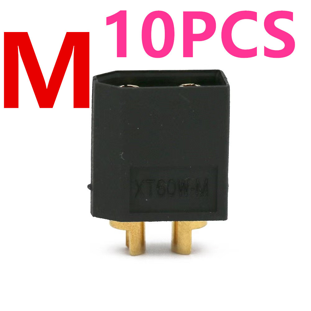 Amass new product XT60W waterproof gold-plated black plug XT60W-F
