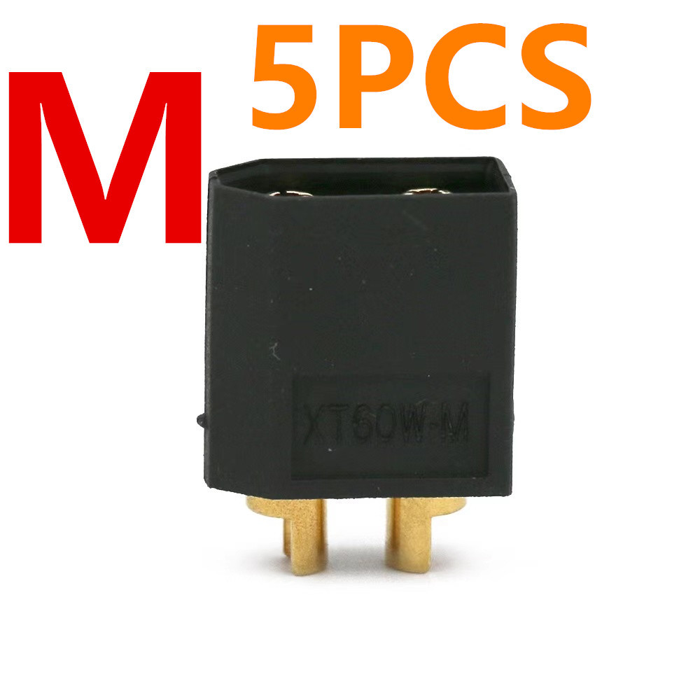 Amass new product XT60W waterproof gold-plated black plug XT60W-F