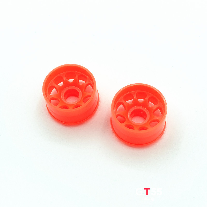 Nexx Racing 1/28 Mini-Z 2WD 9 Spokers Rear Rim R0/1/2/3  (Neon Orange)