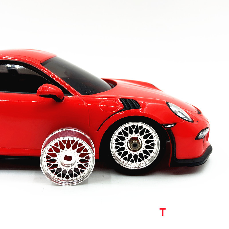 GT55racing 1/28 MINI-Z AWD BBS CNC Alu wheel Silver ( 2 pcs)