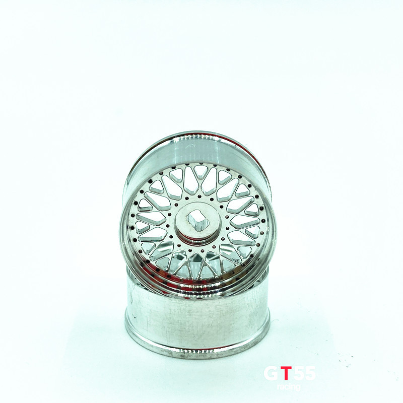 GT55racing 1/28 MINI-Z AWD BBS CNC Alu wheel Silver ( 2 pcs)